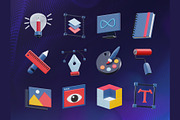 Graphic Design 3D Icons, an Object 3D Model by Rakata Studio (Thumbnail 6 of 6)