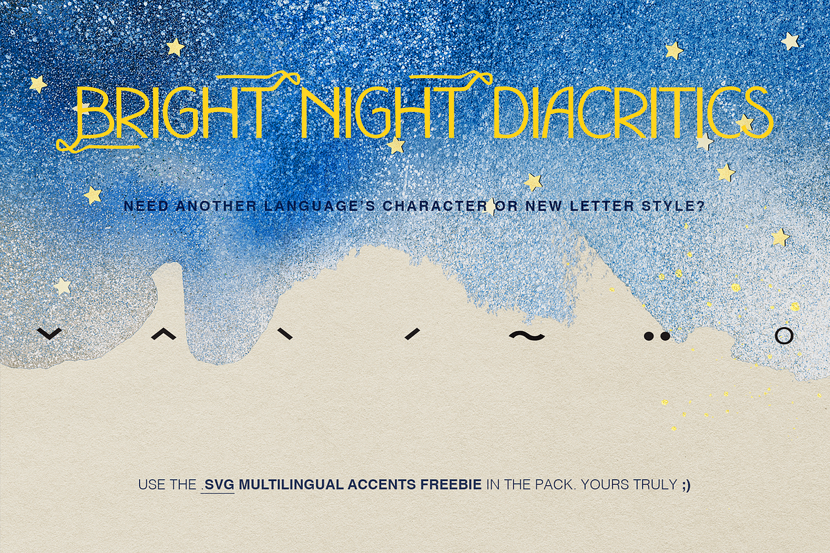 Bright Night Xmas Holiday Display, a Font by Cloverons (Photo 12 of 13)