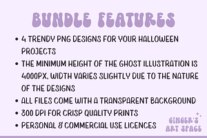 Boojee Ghost Illustrations Bundle