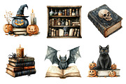Books & Halloween Clipart, an Illustration by Dream Creation (Thumbnail 6 of 6)