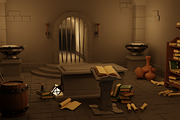 Medieval Tomb 3D Scene, a Scene 3D Model by Dudukbersama (Thumbnail 1 of 3)