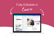 Beauty & Hair Salon Canva Website, a Landing Page Template by Digital Content Mix (Thumbnail 5 of 6)
