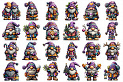 Winter Christmas Gnome Clipart, an Illustration by Daily.Designs (Thumbnail 5 of 5)