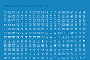 600 Stroke Vector Icons, an Outline Icon by PixelBazaar (Thumbnail 2 of 3)