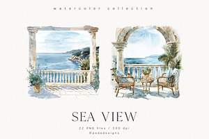 Sea View Illustrations II