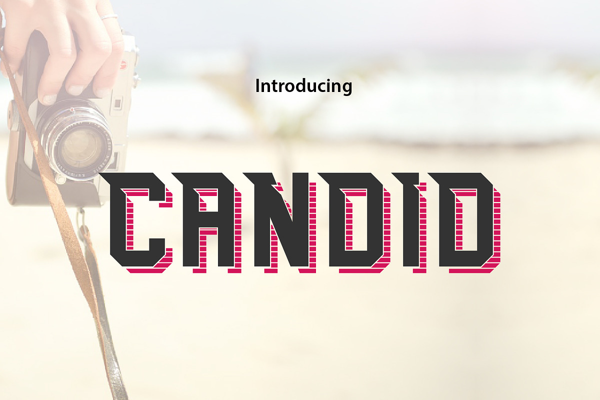 CANDID, a Font by da_only_aan (Photo 2 of 6)