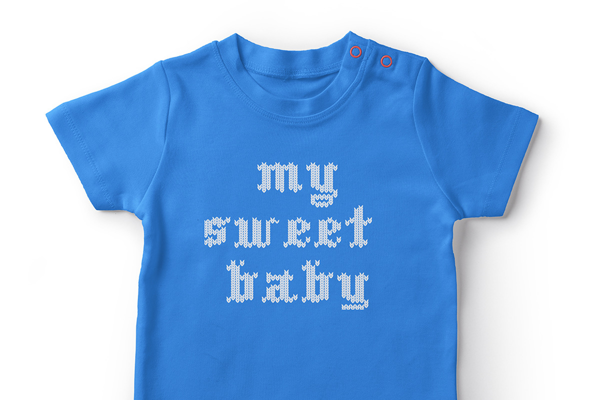 Knitted font preview 2