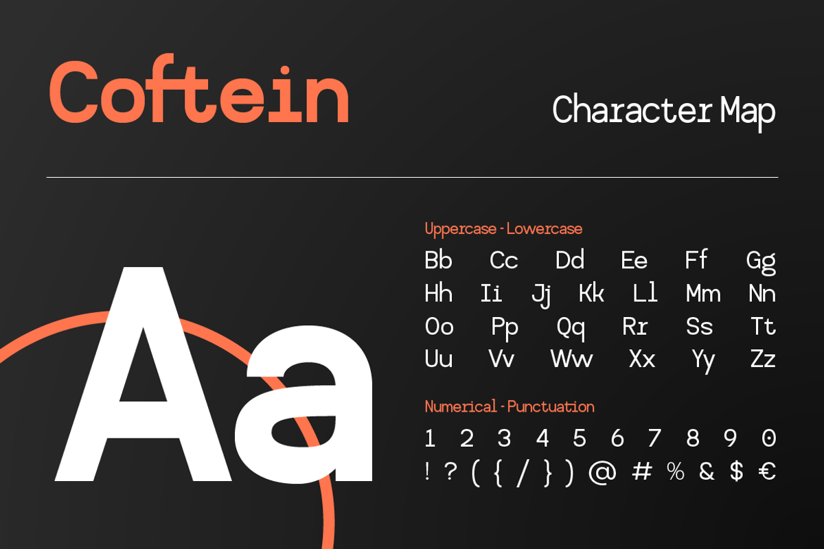 Coftein, a Sans Serif Font by Burntilldead (Photo 2 of 10)