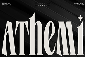 Athemi - Elegant Condensed Serif