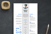 2 Nursing Resume Templates, a Resume Template by Halfcircle (Thumbnail 2 of 4)