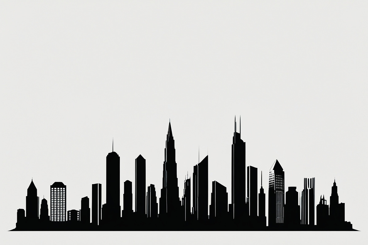 Modern City Skyline Vector Bundle, an Illustration by abu67222 (Photo 2 of 7)