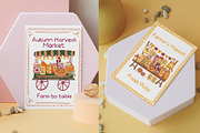 Autumn farm market Postcards Clipart, a Person Illustration by Carpet Tapete Pretzel (Thumbnail 10 of 11)