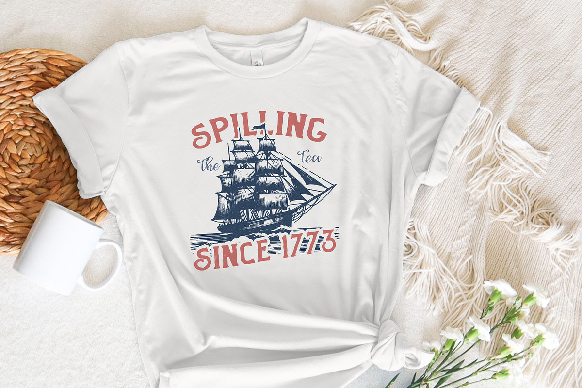 Spilling the Tea png, Patriotic PNG, an Illustration by SharpMarketplace (Photo 2 of 9)