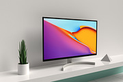 Monitor Display Mock-up #02, a Product Mockup by alexandeerco (Thumbnail 5 of 5)