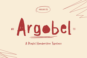 Argobel | Playful Quirky Handwritten