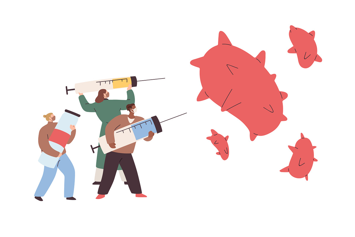 Scientists conduct research concept, a Healthcare Illustration by Good Studio (Photo 6 of 10)