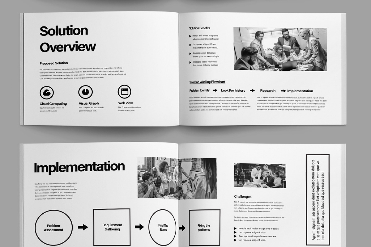 Business Whitepaper Layout preview 4