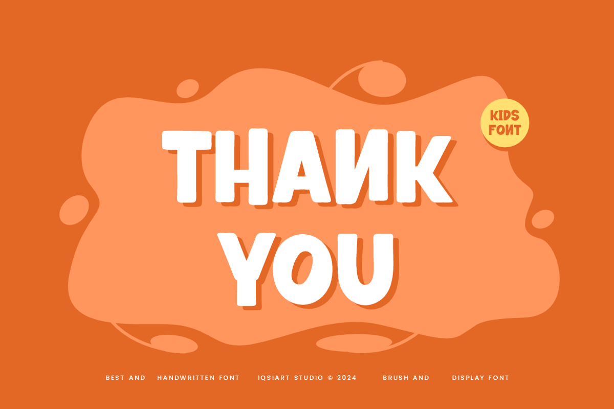 Comics Shovato - Round Font, a Sans Serif Font by Iqsiart Studio (Photo 6 of 6)