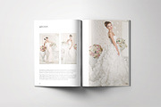 A5 Wedding Dress Lookbook, a Magazine Template by Bookrak Graphic Design (Thumbnail 3 of 9)