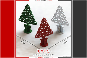 Table Ornament - #02 Xmas Tree, a Plants & Tree 3D Model by TPS Digital Assets