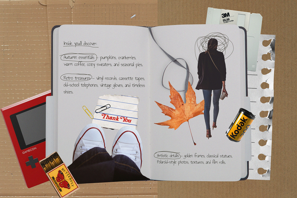Hello, Autumn — Collage Pack, an Object Graphic by Ann Creative (Photo 3 of 7)
