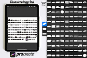Paint Brush Swatches Set 4 Procreate, a Brush Add-On by Disasterology Ink (Thumbnail 3 of 10)