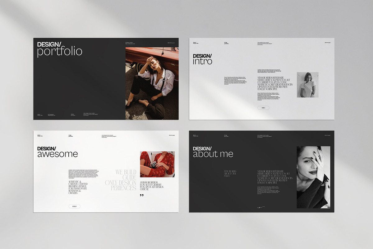 Bian Design Portfolio | CANVA, a Presentation Template by evgenystudio