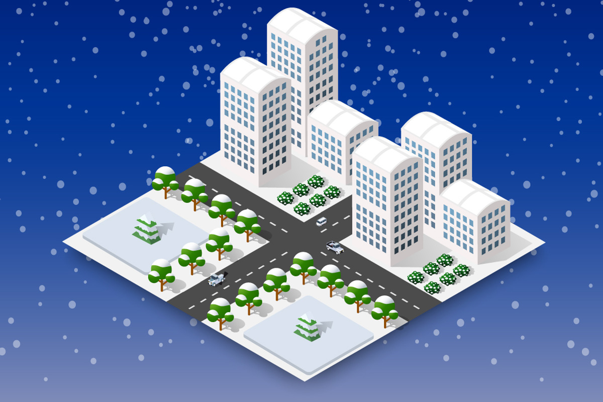 Bundle city set, a Technology Illustration by AlexZeL (Photo 8 of 13)
