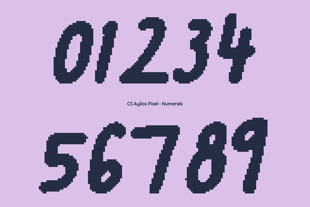 CS Aylios Pixel, a Handwritten Font by Craft Supply Co. (Photo 4 of 8)