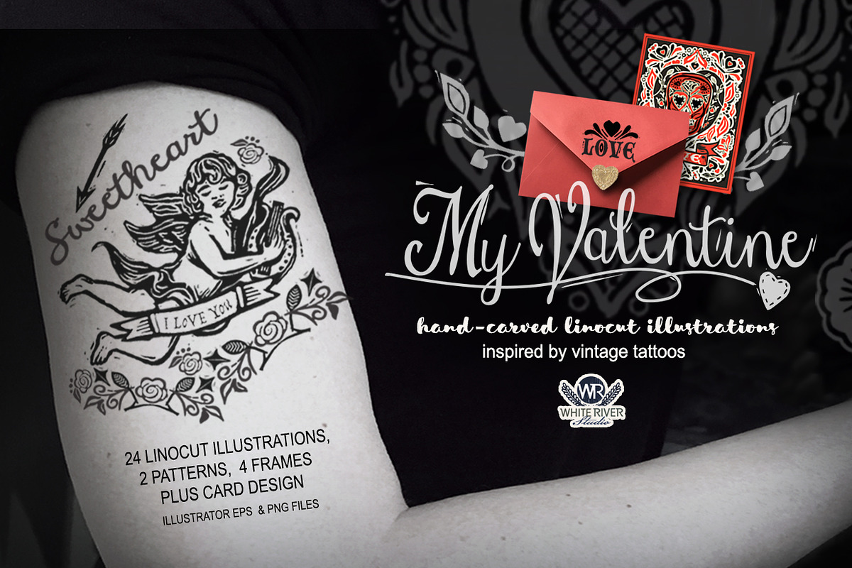 My Valentine, an Illustration by WhiteRiverStudio (Photo 1 of 11)