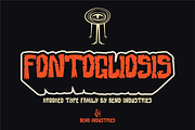 Krooked Typeface, a Sans Serif Font by Bend Industries (Thumbnail 2 of 5)
