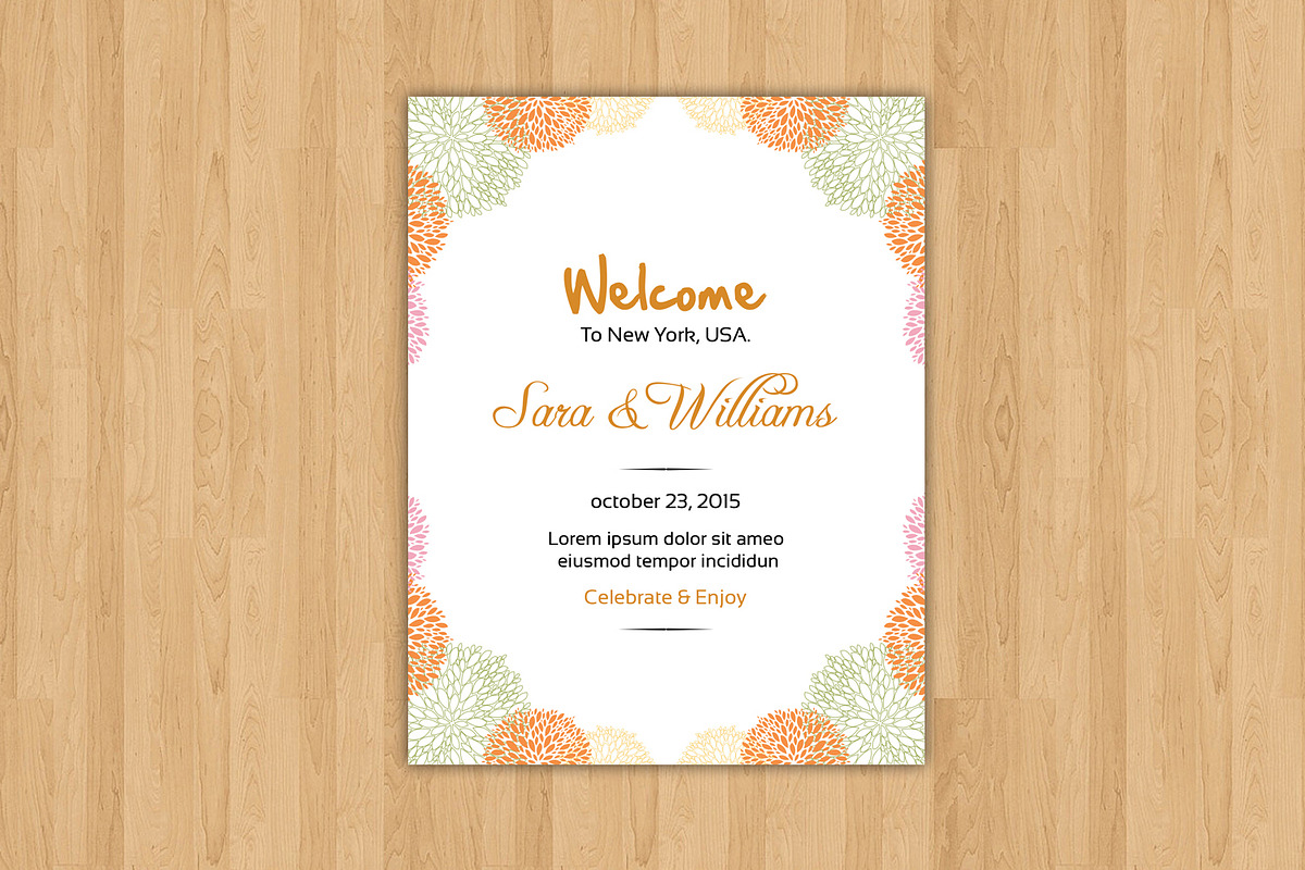 Wedding Welcome Basket Tag, a Stationery Template by retrographix