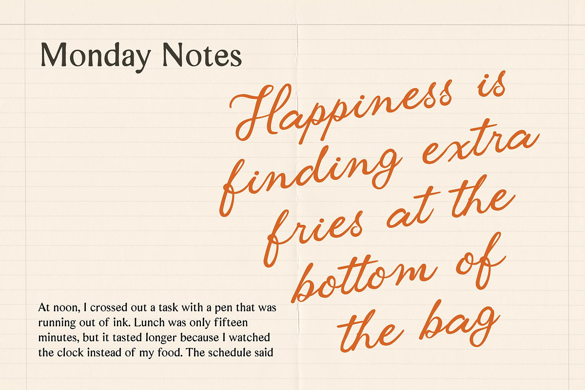 Housemail; Romantic Script and Sans, a Script Font by Eko Bimantara (Photo 8 of 16)