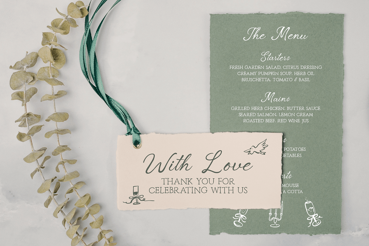 Love in Jakarta - Whimsical Font Duo, a Handwritten Font by Pixesia Studio (Photo 5 of 10)