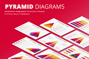 Pyramid Diagrams PowerPoint template, a Presentation Template by GraphicStan (Thumbnail 1 of 8)