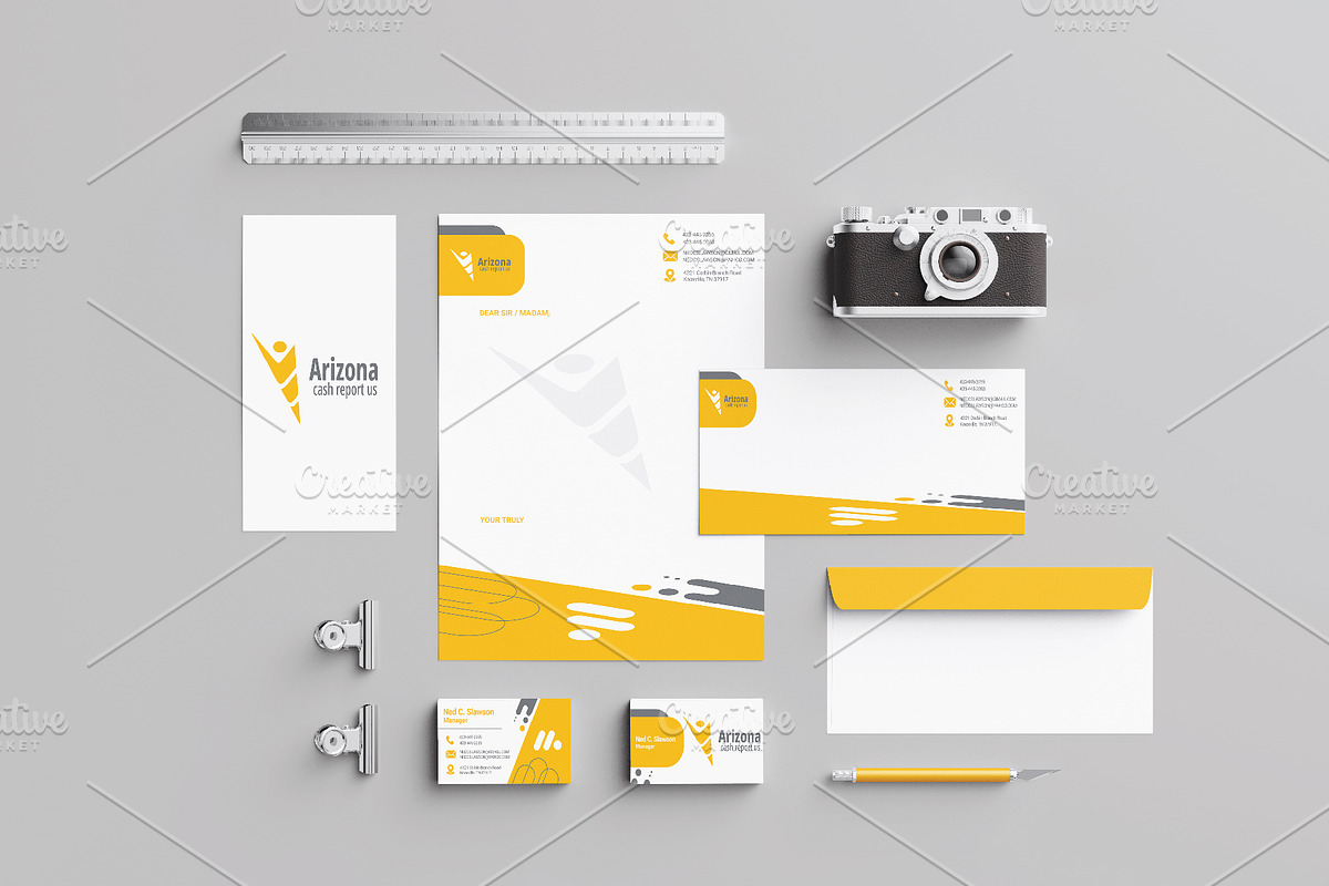 Captivating Branding Templates, a Stationery Template by Design Fusion (Photo 1 of 4)
