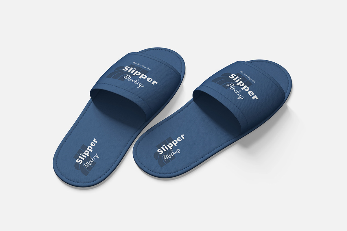 Hotel Slipper Mockup, an Advertising Mockup by Indah (Photo 4 of 6)