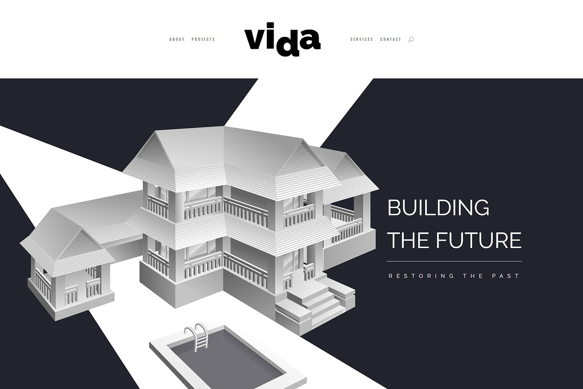 Vida, a WordPress Template by gdo.com