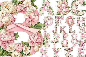 Cancer Alphabet PNG Bundle