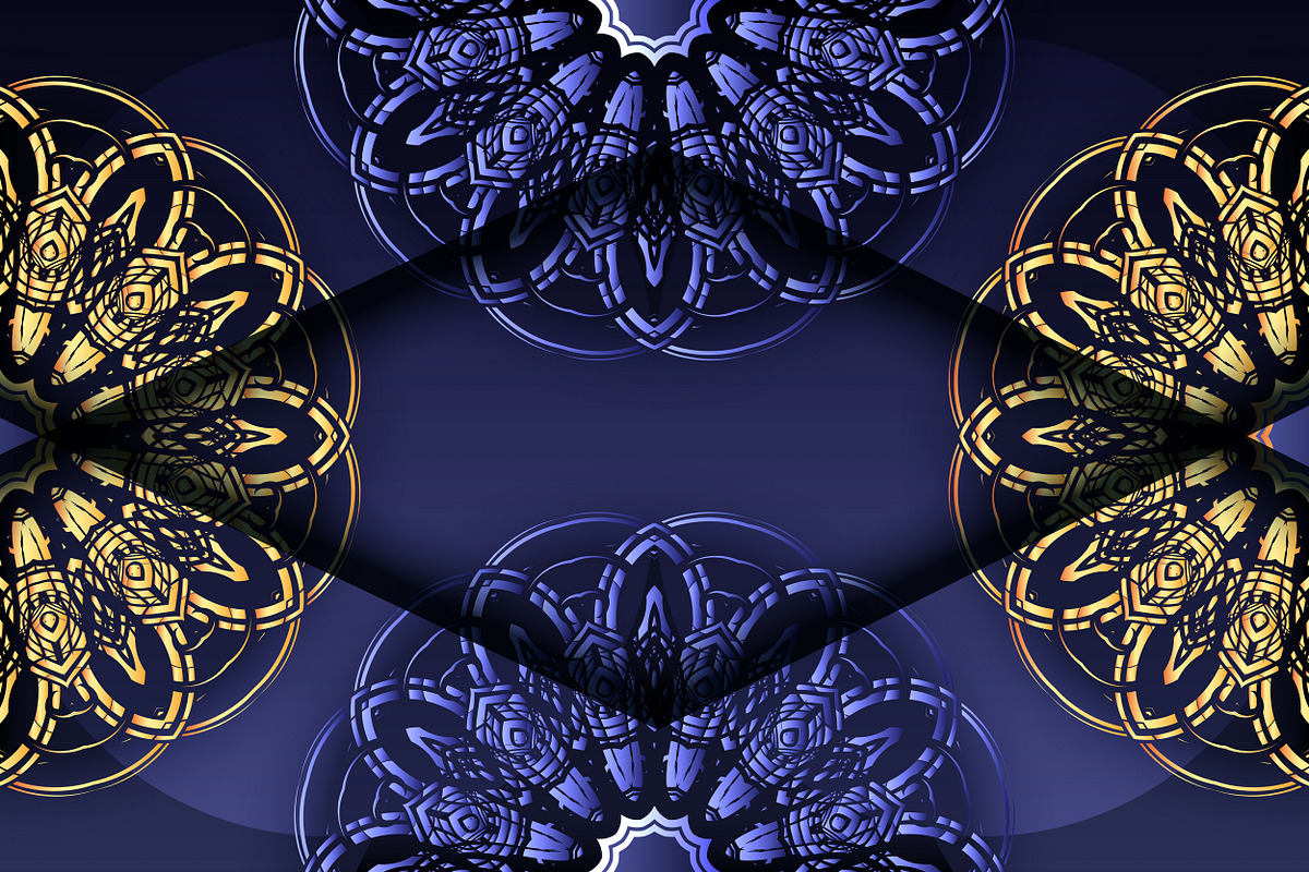 Mandala Oriental Floral art Bundle, a Background Graphic by NJ Himel (Photo 65 of 97)