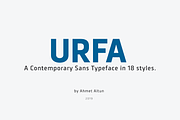 Urfa Font Family, a Sans Serif Font by Ahmet Altun (Thumbnail 1 of 6)