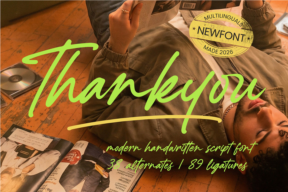 Chalontic Modern Handwritten Script, a Script Font by Letterena Studios Script (Photo 20 of 20)
