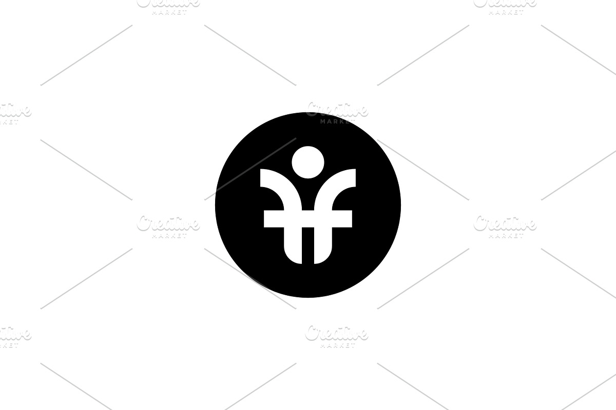 Letter HF FH FF FHF People Logo, a Branding & Logo Template by onripusindo