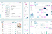 Schola – School Management Dashboard, an UI Kit Template by peterdraw (Thumbnail 3 of 7)
