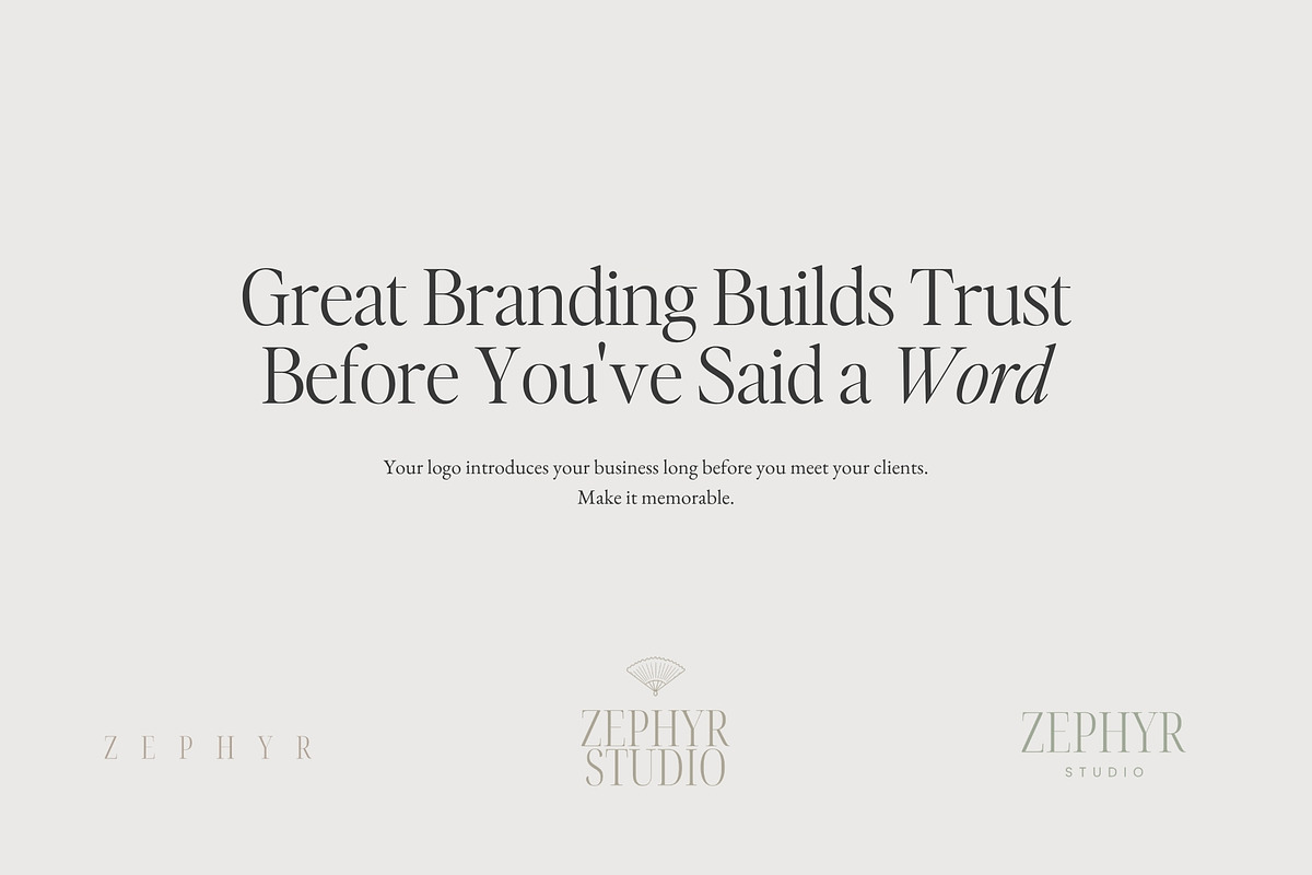 Modern Logo Set | Zephyr, a Branding & Logo Template by Adam and Grace (Photo 2 of 22)