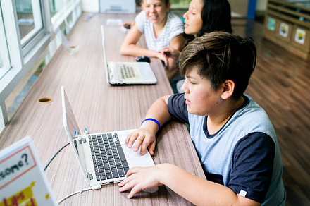 Students in school, a Photo by rawpixel