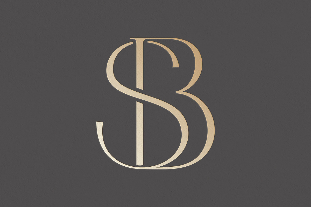 SB monogram logo, a Branding & Logo Template by LINKED LETTERS STUDIO