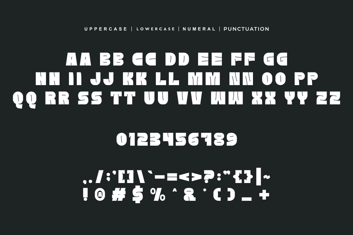 Kumix Ronuk - Groovy Font, a Sans Serif Font by QR Design Studio (Photo 6 of 7)