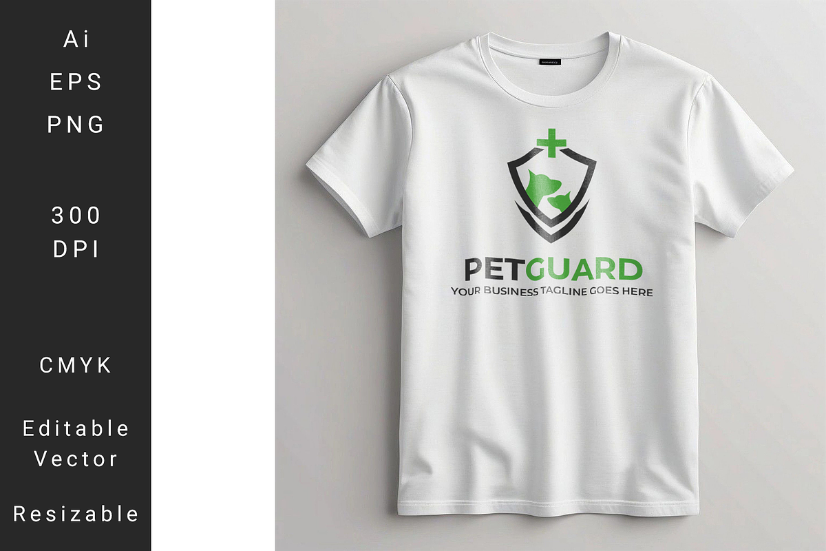 Pet guard logo/dog clinic, a Branding & Logo Template by kamalrawat_gd (Photo 2 of 7)