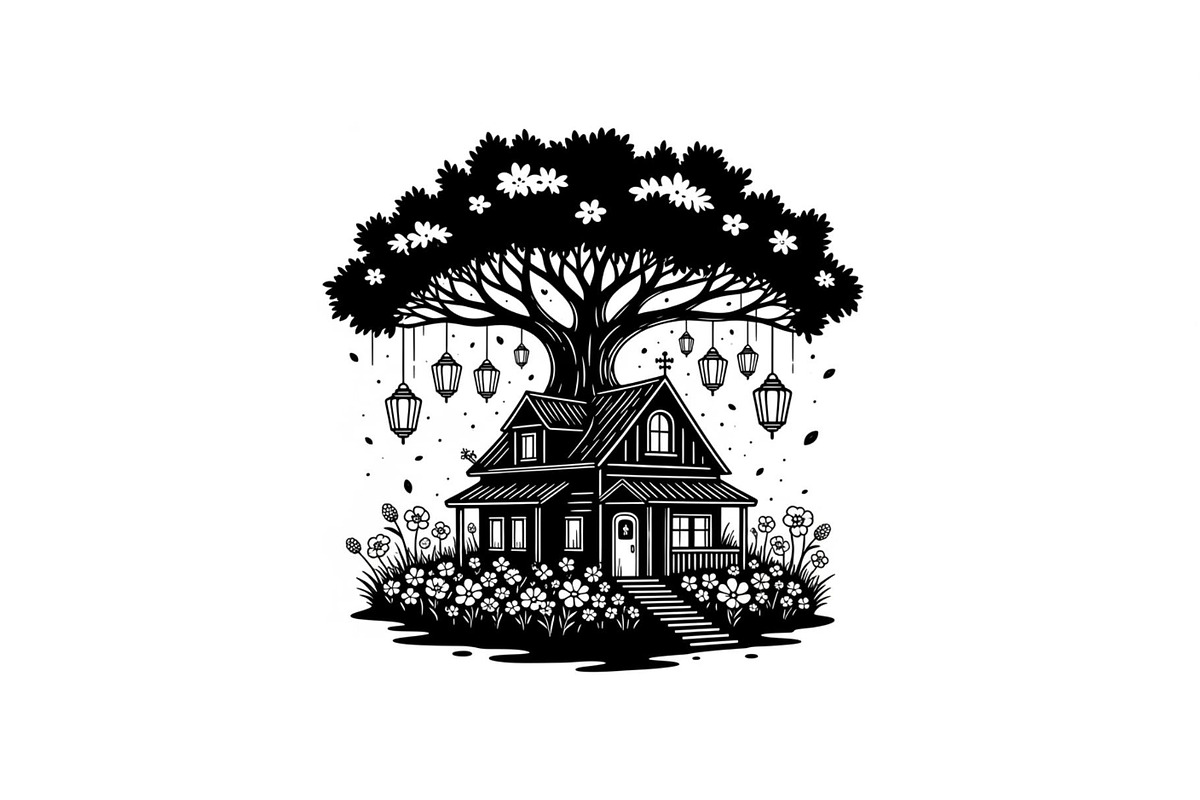 Tree House Silhouette SVG Bundle, an Illustration by jahid234 (Photo 28 of 31)